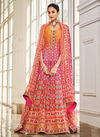 Yellow Colour Virasat Soundharia Festive Wear Heavy Designer Gown With Dupatta collection 1002